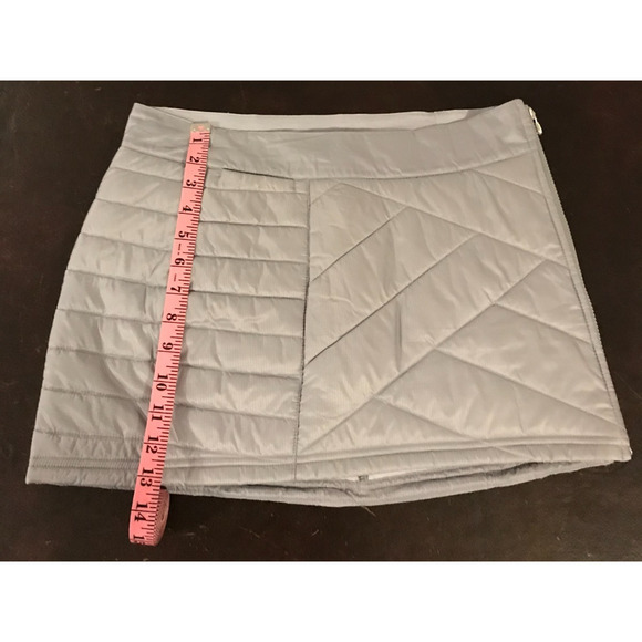 Smartwool Smartloft Gray Quilted Zip Skirt - Size Small - Picture 11 of 15